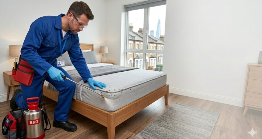 bed bugs in hotel room
