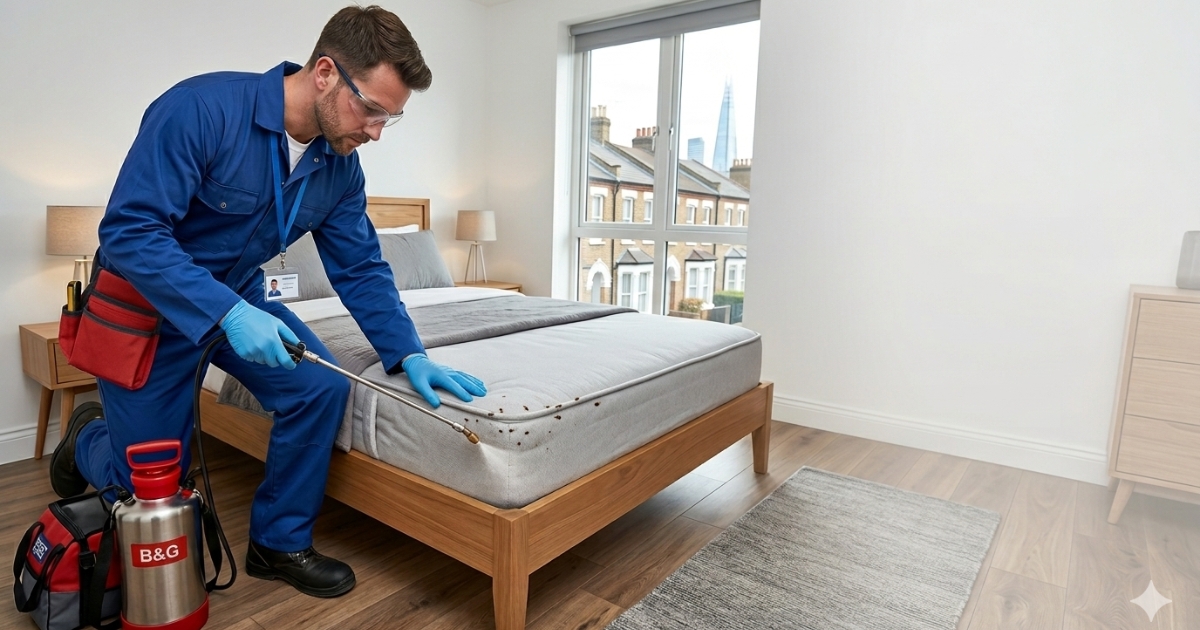 bed bugs in hotel room